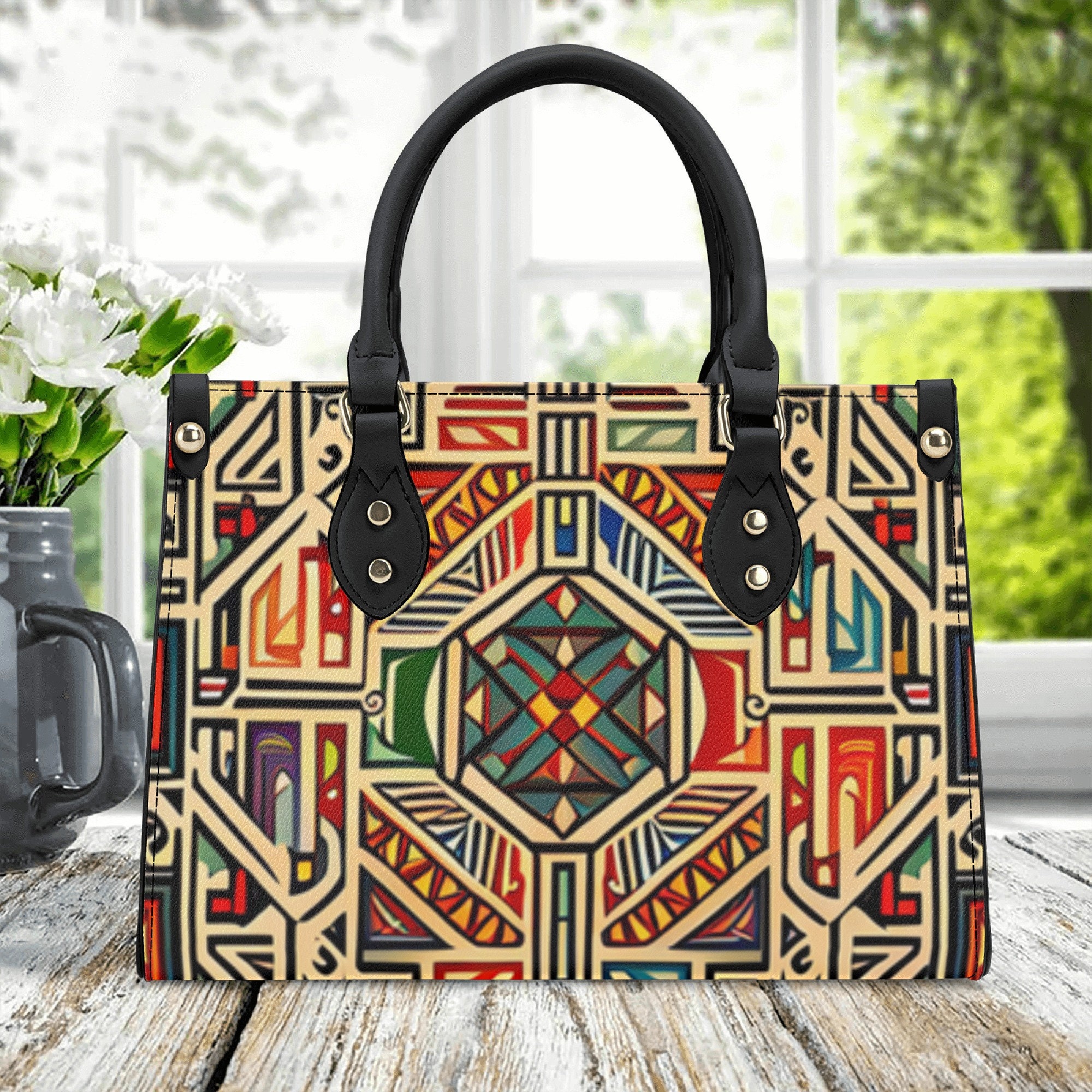 Discover Retro Boho Motif Gothique Sac En Cuir