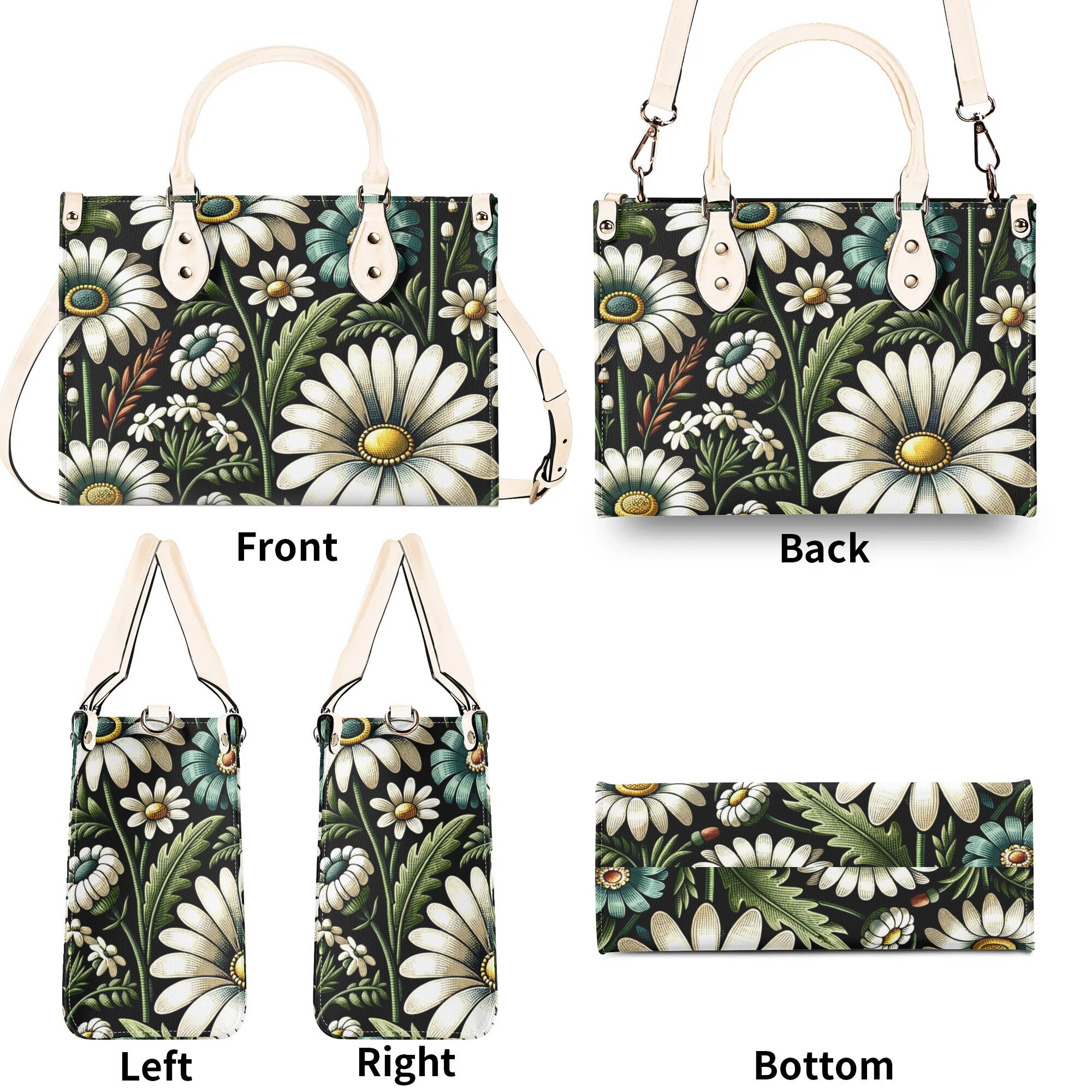 Luxury Women PU Leather Handbag Bag Shoulder Bag Tote Purse Beautiful ...