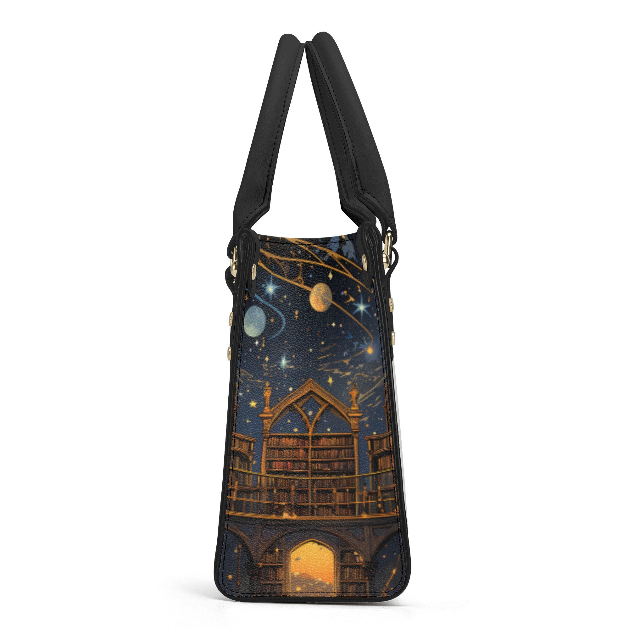 Discover Étoile Et Lune Motif Gothique Sac En Cuir