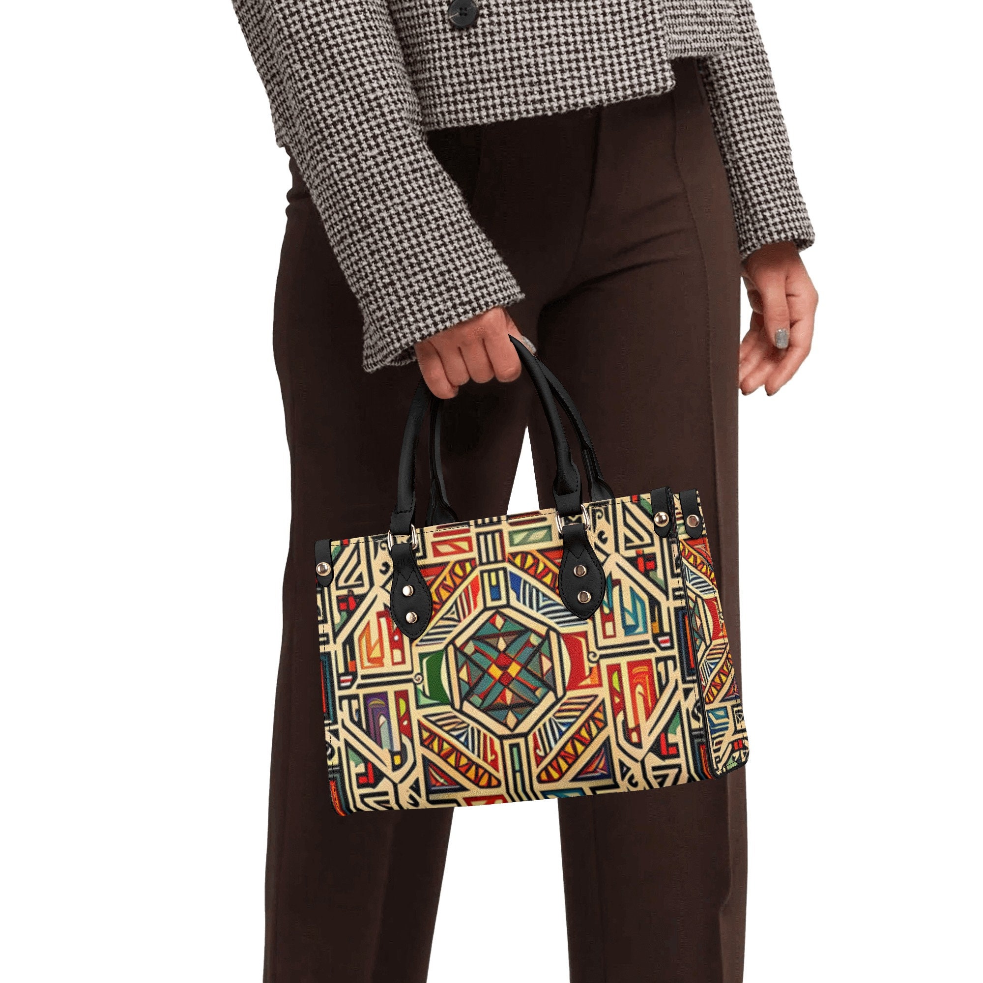 Discover Retro Boho Motif Gothique Sac En Cuir