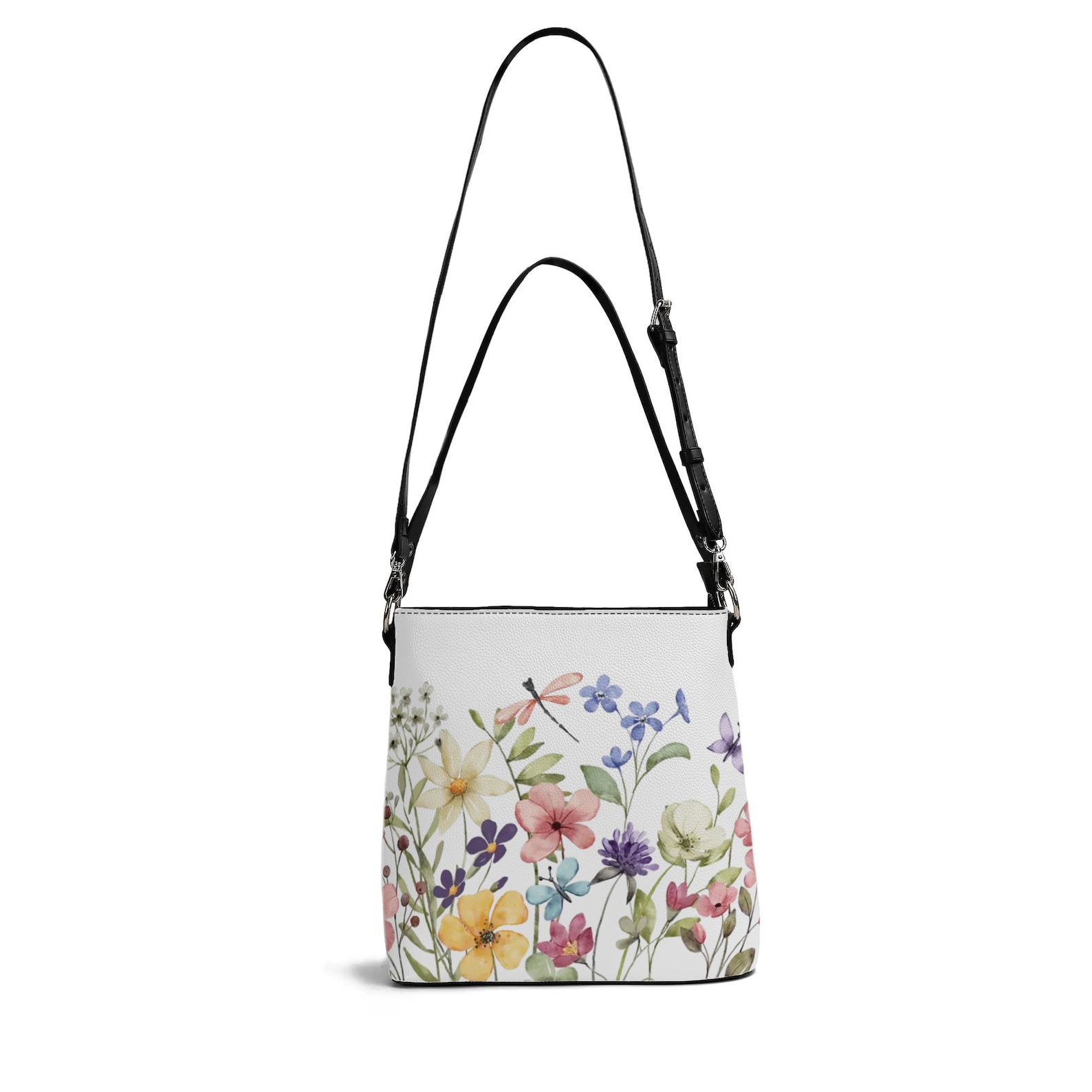 Women's PU Bucket Bag Shoulder Bag Purse Beautiful Cute Spring Summer ...
