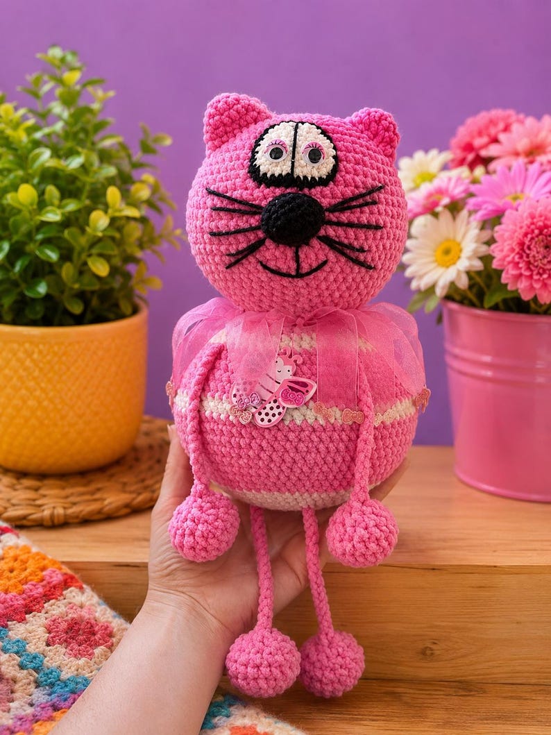 Rund mage katt bild 1