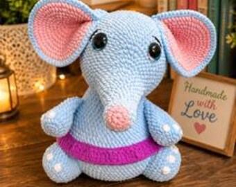 Babyblauer Elefant