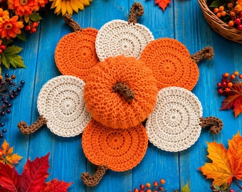 pumpkin coasters