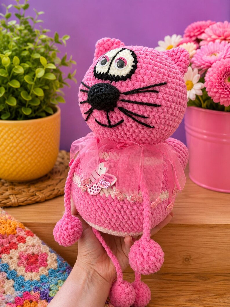 Rund mage katt bild 3