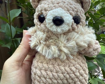 Pelzkragen Teddybär