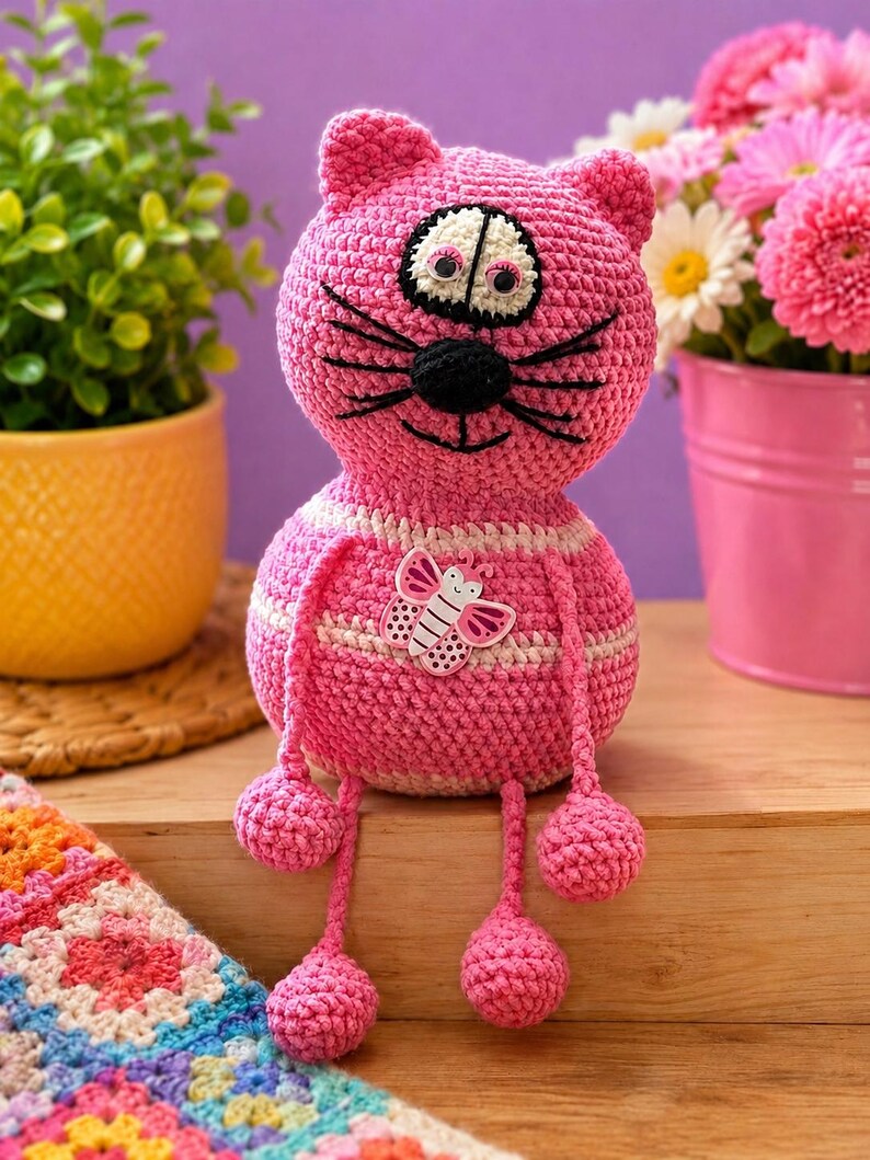 Rund mage katt bild 2