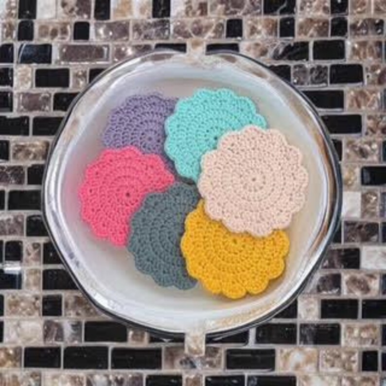 solid color coasters image 2