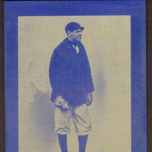 lot of 5 Babe Ruth rookie reprint mint 5 cards 1914 blue