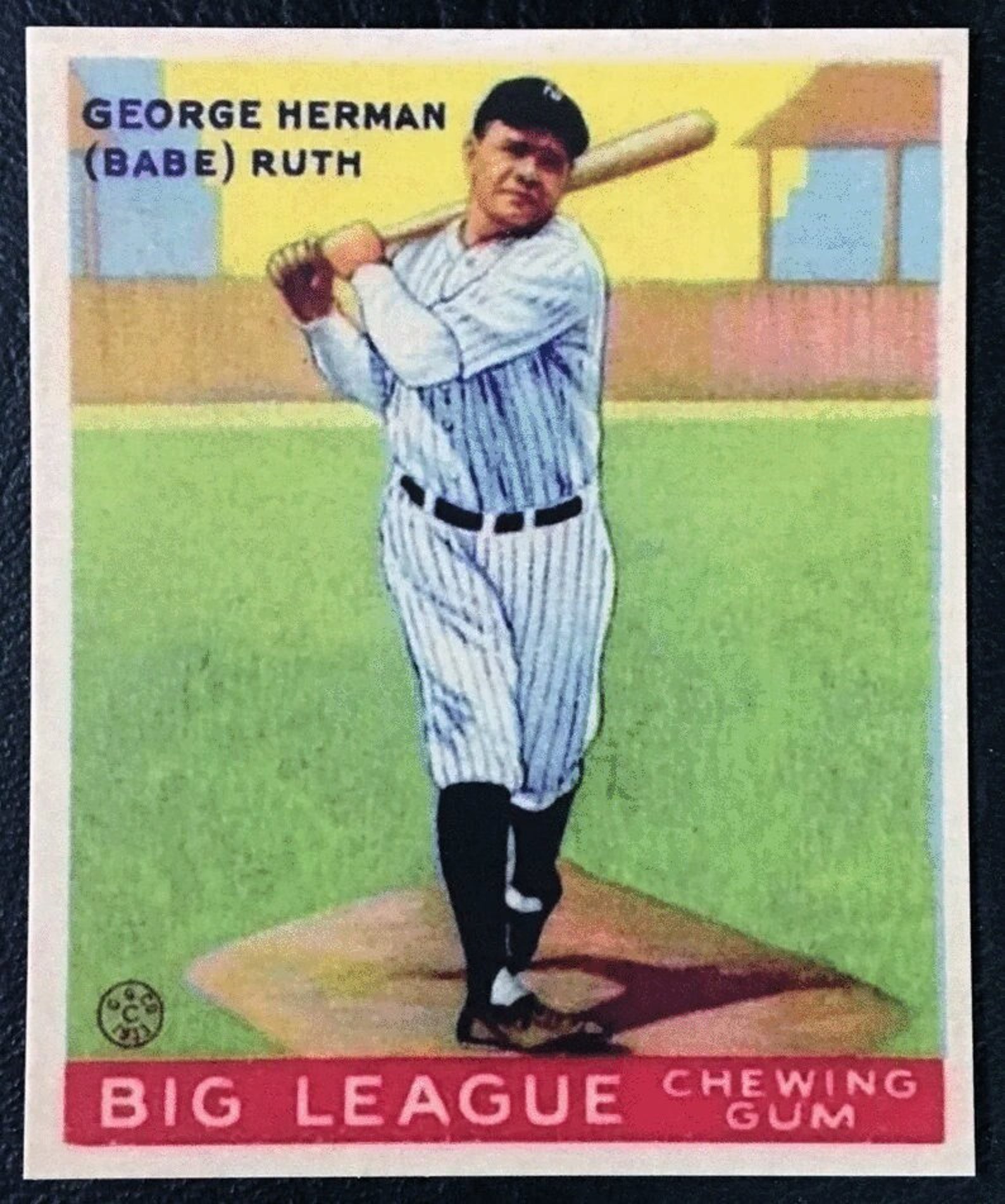 5 Card Lot Babe Ruth 1933 Goudy #144 Mint 5 Cards - Etsy