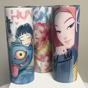 Gobelet 20 oz Anime | Gobelet Kpop 20 oz | Gobelet à sublimation | Gobelet 20 oz | Coupe à emporter