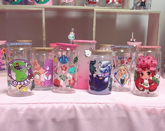 Clearance Glass Cups | Cute Coffe Cups | 16oz Cup Mug | Cute Cups