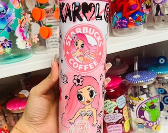 Vaso Karol G 20oz / Mañana Sera Mas Bonito Vaso 20oz / Vaso de Sublimación / Vaso 20oz / Copa Karol G