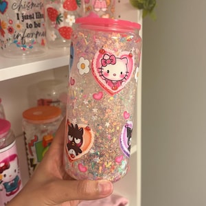 Kawaii and Friends Cup| Snow Globe Cup | Kitty and Friends | Coffee Cup | To Go Tumbler