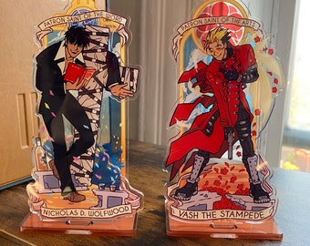 Vash+Wolfwood Standees