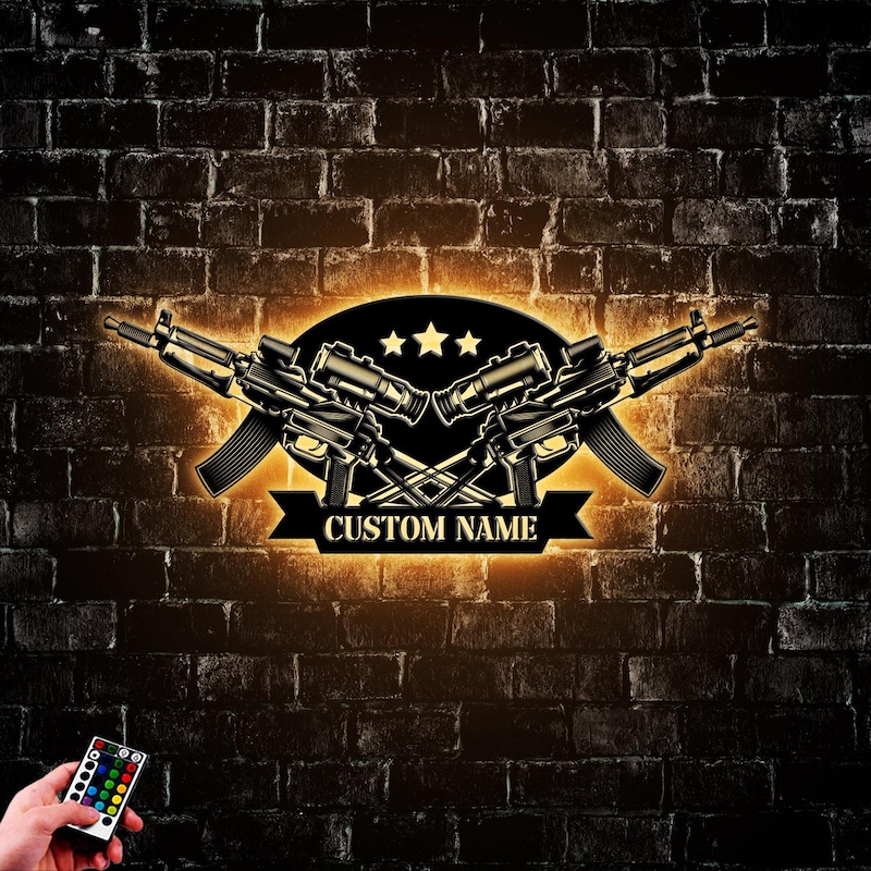 Firearm Sign - Etsy