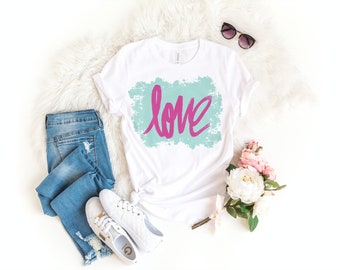 Pink Love Unisex t-shirt