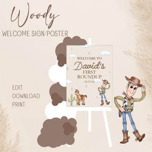 Woody - Znak powitalny/plakat