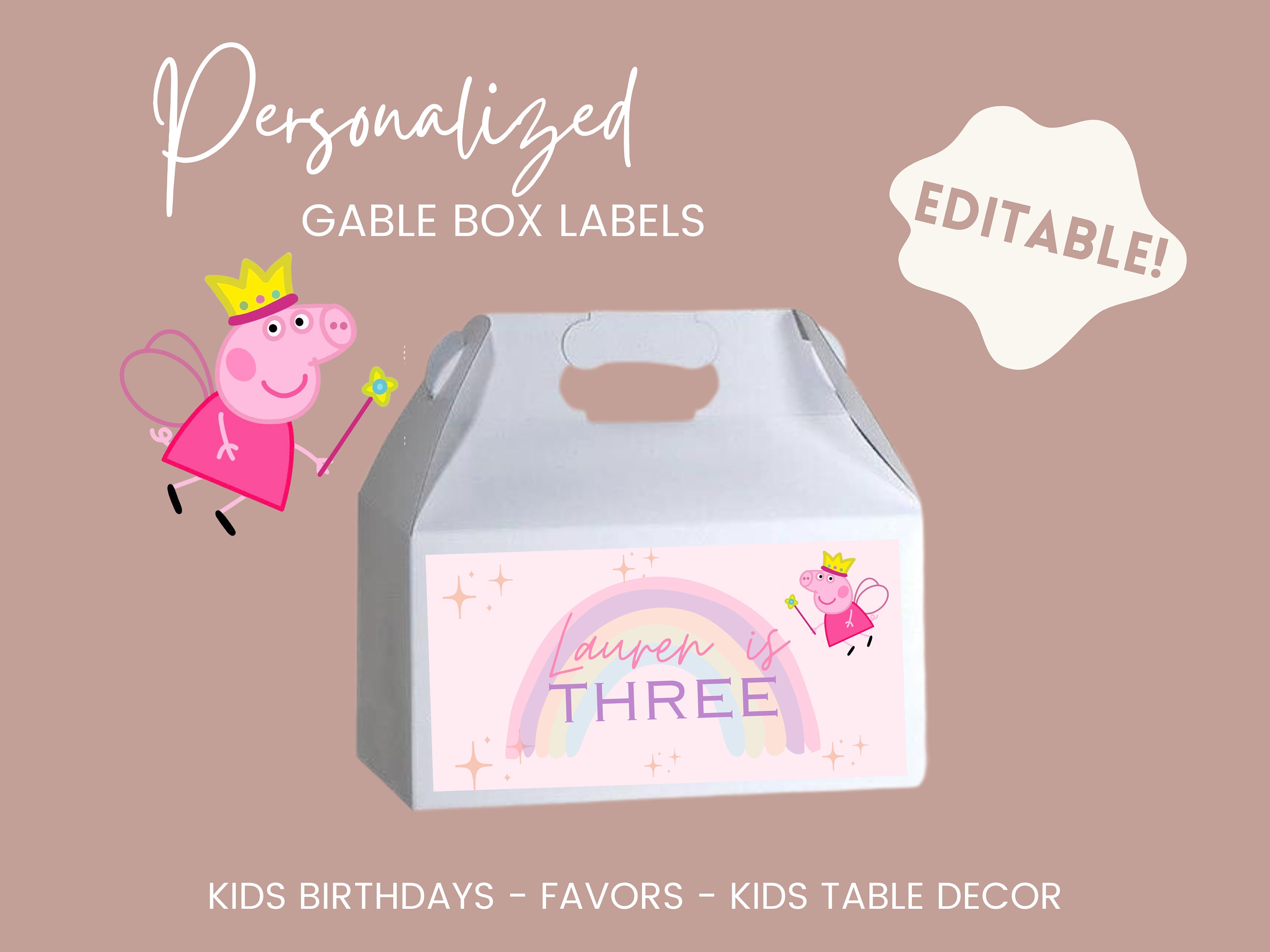 Peppa and George Pig: House shapped Free Printable Box.  Fiesta de cerdo,  Fiesta de george pig, Fiesta de cumpleaños de peppa pig