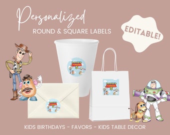 Toy Story - Mini Etiketten