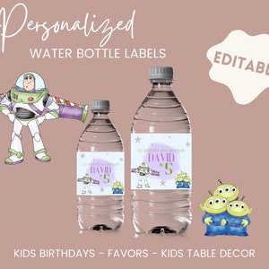 Buzz - Water Bottle Labels