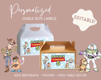 Toy Story - Etiquetas para cajas de regalos