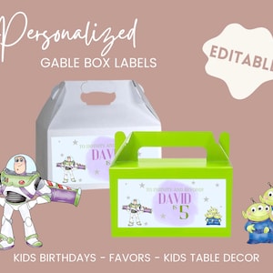 Buzz - Favor Box Labels