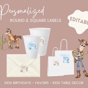 Woody - Mini Labels