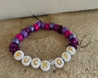 GVF 'Fuck Off' Josh Kiszka Perlenarmband