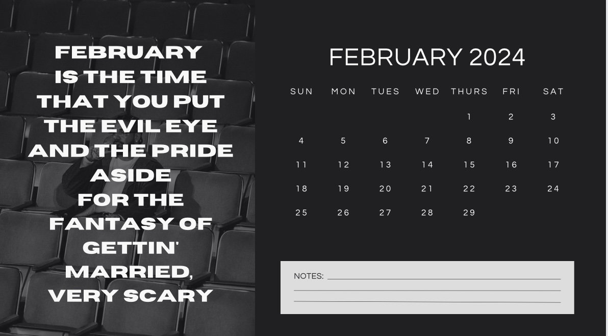 drake-for-all-the-dogs-2024-calendar-slime-you-out-lyrics-etsy