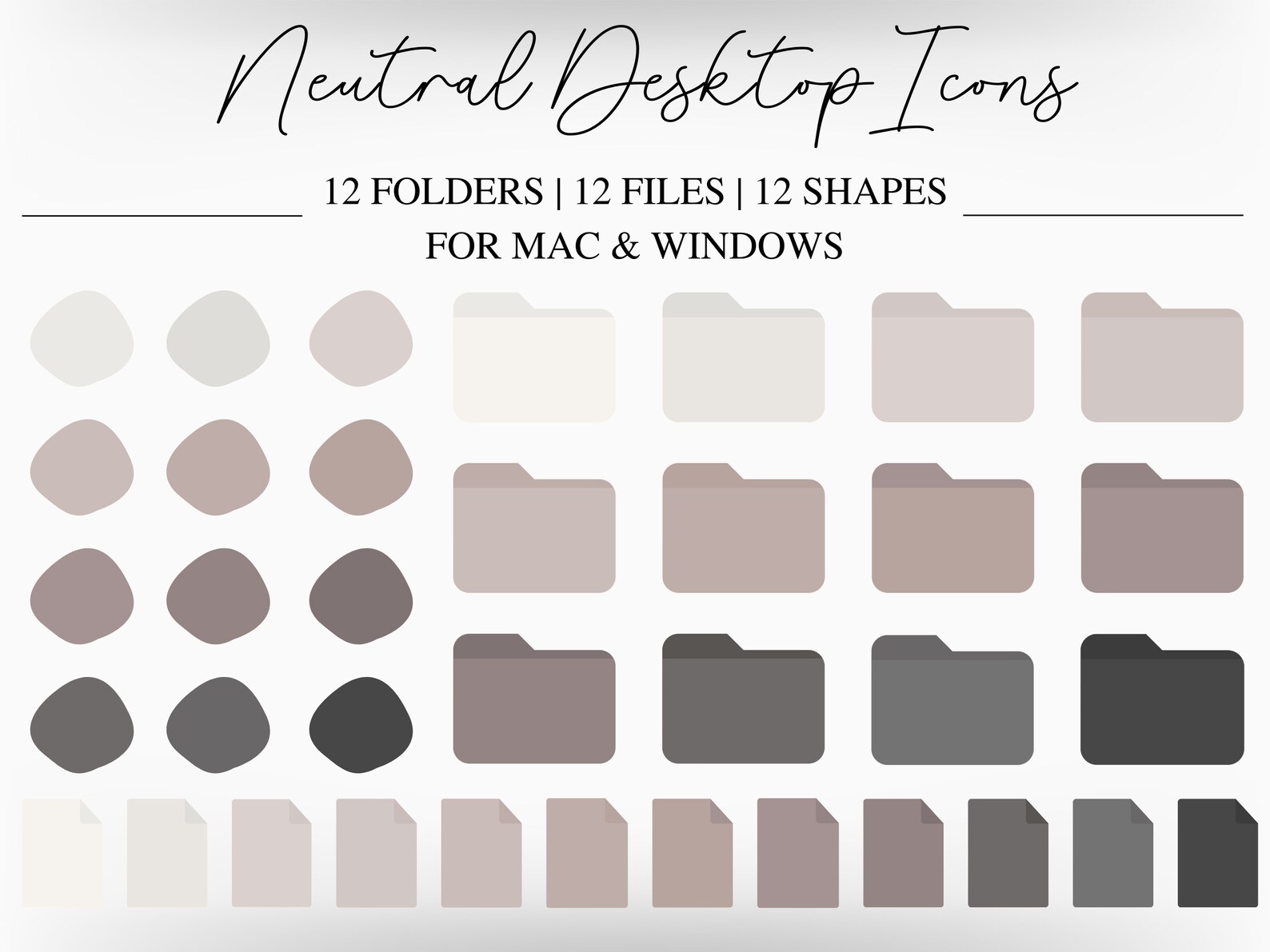 Desktop Folder Icons | Neutral Icons | Icons for Mac | Icons for ...