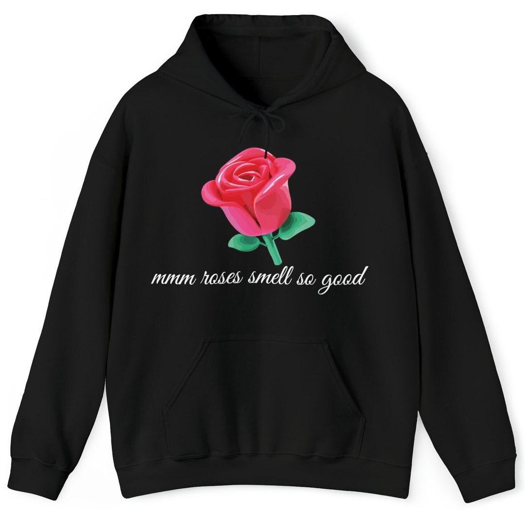 Mmmm Roses Smell so Good Emoji NPC AI Hoodie Etsy
