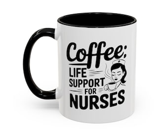 Caffè: Tazza Life Support for Nurses, 11oz, essenziale per gli operatori sanitari