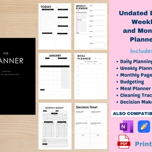 Work Planner Bundle! Office Task Tracker Printable Work Day Organizer ...