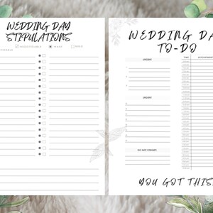 Wedding Planner Printable, Printable Bride planner, wedding binder template, wedding planning book, wedding planner organizer pages.