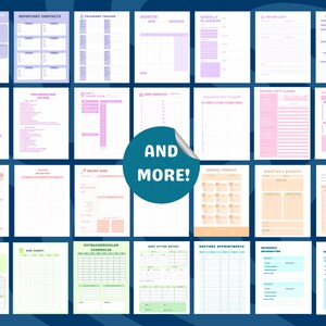Life Binder Home Management Binder and Household Planner. Emergency ...