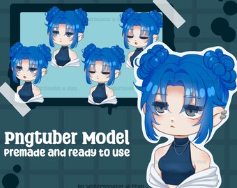 Blue Alt Pngtuber