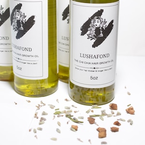 Organic Hair Growth Oil: Fenugreek, Rosemary, Black Jamaican Castor Oil, Dried Galangal Root, Coriander