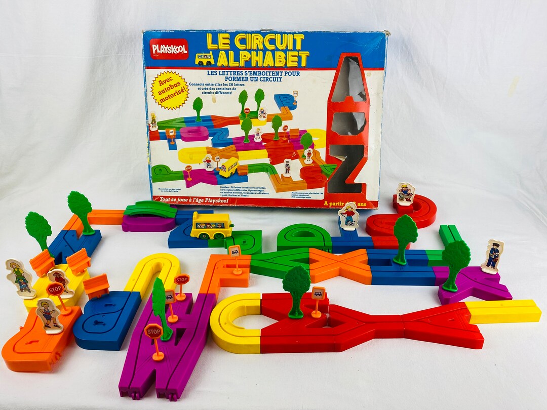 Alphabet Roadway Playskool 1988 Etsy