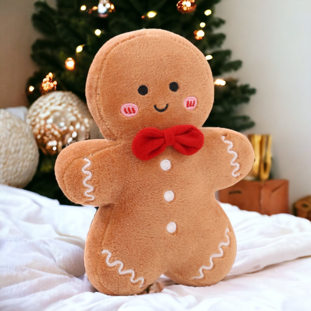 Christmas Gingerbread Man Pillows Christmas Tree Pillows Etsy
