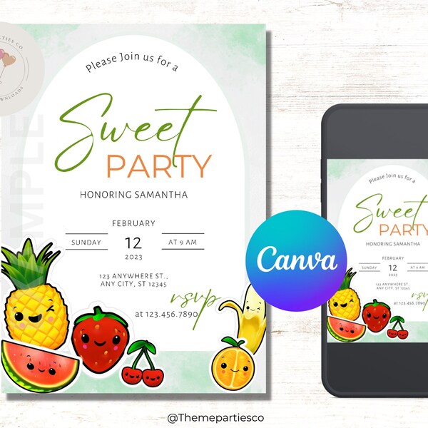 Hey Bear Sensory Editable Invitation Etsy