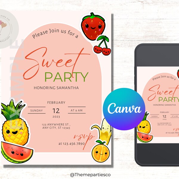 Hey Bear Sensory Editable Invitation Etsy