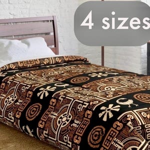 Afrikaanse Adinkra dekbed dekbed beddengoed set etnische tribal koning koningin dekbedovertrek Afrikaans interieur doordachte moeder cadeau nieuw huis cadeau idee