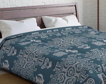 Ankara African Print Comforter: Boho Tribal Bedding