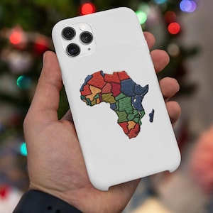 Custom Phone Case Africa Map Design Case Personalized Phone Case Gift Idea iPhone Case Samsung Phone Case Off White Phone Case Gift for Her