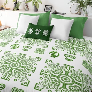 Ethnic bedding gift for college girl unique gift idea comforter set African inspired art comforter bedding lightweight king queen twin size