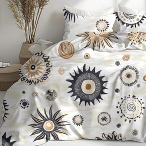Cozy bedding sets monochrome linen bedding bedroom decor black white throw blanket king duvet cover housewarming gift duvet cover queen size