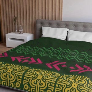 Modern slaapkamerdecor Stijlvol dekbed laken met geometrisch patroon cadeau voor moeder Dekbed gezellig beddengoed housewarmingcadeau dekbed etnisch textiel