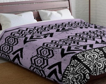 African Print Comforter Set: Ethnic Style Bedding with Pillow Sham