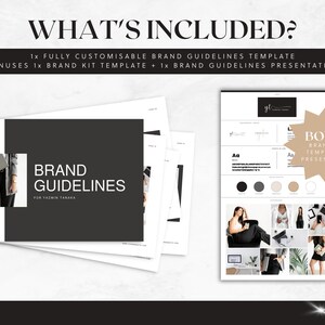 Brand Guidelines Canva Template | Brand Style Guide | Branding Kit ...